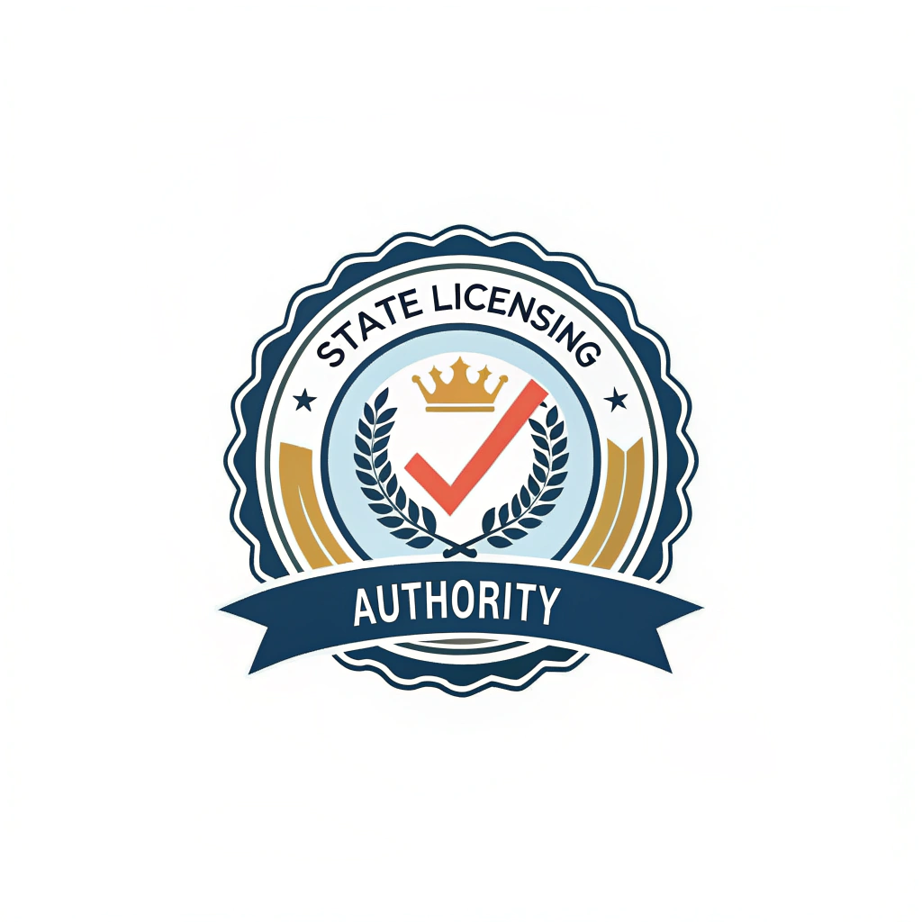 state licensing logo